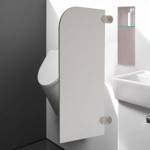 &Eacute;cran D'urinoir Cloison Toilette, Mur Mont&eacute;, Angle Arrondi, Ecran S&eacute;paration D&rsquo;urinoir, S&eacute;parateur Pour Urinoir, &Eacute;cran Confidentialit&eacute; Pour Mural,