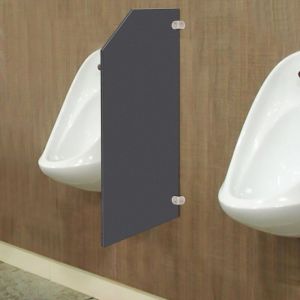 Cloison d'urinoir - Paroi pubienne - Cloison de toilettes - Brise-vue - Urinoir mural - Cloison de s&eacute;paration &eacute;tanche - Montage mural - Cloison de