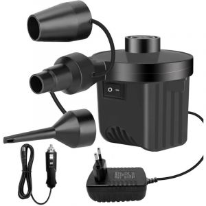 Ymyny - Pompe à Air Électrique Gonfleur Dégonfleur, Gonfleur avec 3 Buses Pompe à Pagaies Haute Puissance pour Matelas Pneumatique, Matelas Gonflables