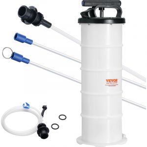 VEVOR Extracteur de Fluide 6,5 L Pompe a Vide deAspiration Vidange deHuile Moteur Manuel avec Jauge et Tuyau deAspiration pour Changement deHuile