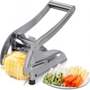 Coupe-Frites en Acier Inoxydable, Trancheur de Pommes de Terre, Coupeur Multifonction pour L&eacute;gumes et Fruits
