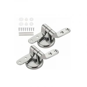Fixation Abattant Wc Lot de 2 Charnières de Rechange Pour Abattant wc Dama Senso Fixation Cuvette Wc Universel Attache Lunette Wc Fixation Abattant