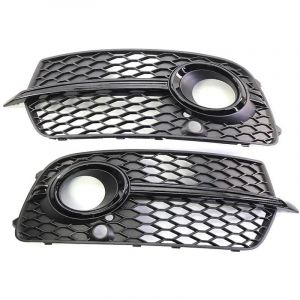 Grille de feux antibrouillard, cadre de feux antibrouillard, grille inf&eacute;rieure, compatible avec Q5 Sline Sq5 version sport 4 portes 2013-2017