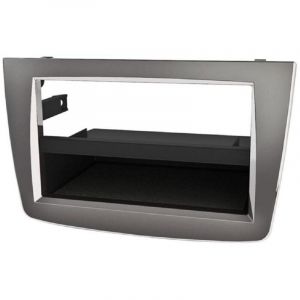 Adnauto - Facade autoradio FA256 compatible avec Alfa Romeo Mito 2008-2013 - Argent