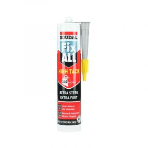 Soudal - Mastic colle Fix All High Tack gris cartouche 290ml 100270
