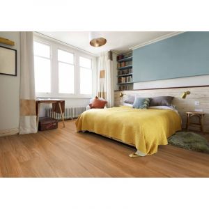 Parquet PVC clipsable Gerflor Virtuo Rigid Acoustic 55 1474 Qaja Honey 125 x 22,9 cm