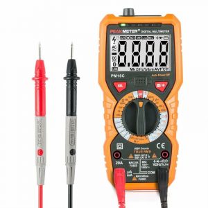 Aougo - Multimètre Numérique PM18C ac dc Testeur Electrique Digital Automatique Non-Contact Voltmètre Ampèremètre Ohmmètre Détecteur de tension
