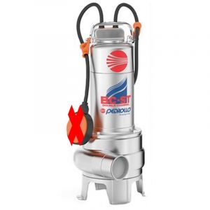 Pedrollo - BC10/50-ST Pompe de relevage inox roue bicanal &eacute;gout &agrave; usage professionnel 1Hp eaux us&eacute;e Triphas&eacute; 380V