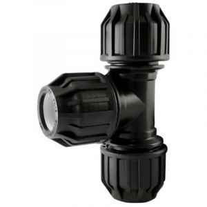 Raccord PE compression - T&eacute; &eacute;gal 90&deg; PE Compression Codital &Oslash;25 de Codital