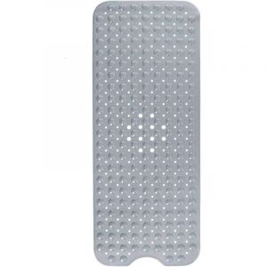 Tapis de bain, insert de baignoire avec 200 ventouses, insert de baignoire, tapis de douche antid&eacute;rapant 100x40cm (gris)