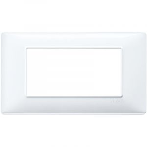 Plana plate 4 modules couleur blanc 14654.01 - Vimar