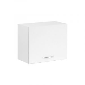 Webmarketpoint - lément mural sur hotte en frêne blanc avec porte de cuisine Cm 60x32xh49