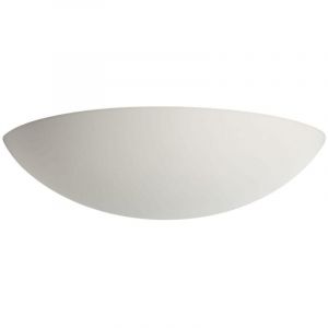 Aric - domino - Applique Mur pl&acirc;tre E27 77W max.,demi-lune, Lpe non incl.