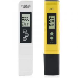 Testeur num&eacute;rique pH et TDS 0,01 pH haute pr&eacute;cision +/- 2 % de pr&eacute;cision de lecture TDS Testeur de qualit&eacute; de l'eau pour eau potable domestique,