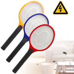 Swanew 3X électrique tapette à mouches tueur d'insectes tueur d'insectes raquette professionnel tapette à moustiques piège à insectes attrape-mouches