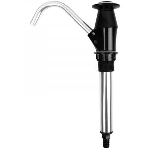 Robinet d'&eacute;vier de caravane avec pompe manuelle et double action, outil de remplacement pour caravane, camping-car ou remorque.