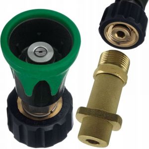 Kit Karcher Set Bayonet-M22 Pro &ndash; Mini lance haute pression 25&deg; + adaptateur bayonet pour nettoyeur Karcher HD HDS K-series Laiton et acier inoxydable