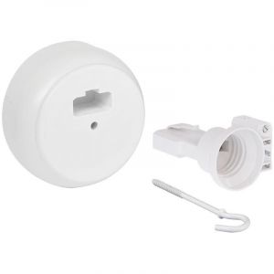 Bte ctre dcl saillie + piton + douille E27 eurohm EUR53098