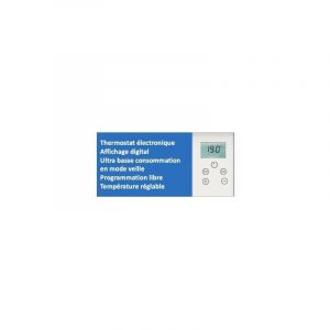 Drexon - dx 951175 - Sèche-Serviette électrique sec aluminium à barres plates 750W - 52.1 127.5 12 cm- Blanc