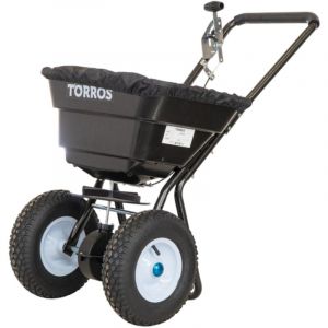 Torros - pandeur d'engrais manuel à pousser - 29 l - Semoir pour pelouse et jardin SW029