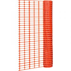 Swanew Barrière de signalisation 1x50m Grillage de délimitation pour balisage plastique Clôture de jardin - Orange