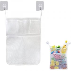 Jalleria - Organisateur de Jouets de Bain pour Bébé, Filet Jouet Salle de Bain, Filet de Rangement Jouet Bain, Filet de Rangement Bain, Filet Jouets