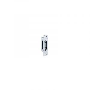 Viro - Gâche électrique symétrique réversible avec butée 7755.10 - 11 cm en acier nickelé poli (7755.1078)