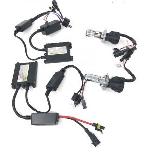 Xenon Slim Lamps Kit Hid Lamps H4-3 6000K White 35W Auto Ice