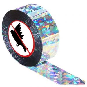 Bande Repulsive,Ruban Repulsif pour Oiseaux,Anti Oiseaux Bande,Anti Pigeon Effaroucheur d'oiseaux,R&eacute;pulsif Oiseaux,Bande &Eacute;pouvantail