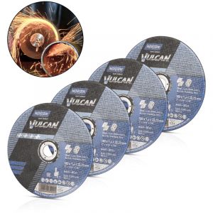 NORTON Disque &agrave; tron&ccedil;onner, jeu de 4 lames de scie 180 x 1,6 x 22,23 mm pour scies &agrave; m&eacute;taux