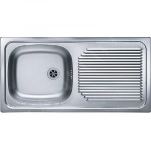 Alveus Basic - &Eacute;vier 86x44 cm, inox 1009181