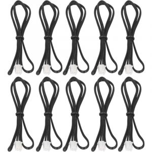 Eosnow Sonde de capteur de temp&eacute;rature 10K pour climatiseur, thermistance NTC, &eacute;tanche, r&eacute;sistante &agrave; la rouille, sensible, fiable