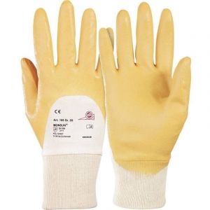 KCL - Gants de protection 105-8 Taille 8 (m) 100% tricot coton avec couche en nitrile en 388 risques mecaniques 2111