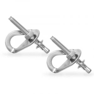 2PCS Crochets d'ancrage - Boulon &agrave; expansion et crochet d'ancrage FIXE - Mat&eacute;riel de Montage Robuste