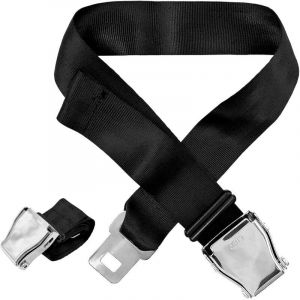Rallonge de ceinture de s&eacute;curit&eacute; d'avion en polyester de haute qualit&eacute;, 245 g, id&eacute;ale pour les mariages, les anniversaires et les voyages en avion