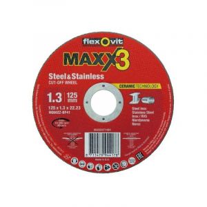 Meule à tronçonner maxx 3 - ø 125 mm - Épaisseur 1.3 mm Flexovit