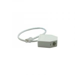 35056 Doubleur tÈlÈphonique RJ45 m'le/femelle 3 ports - Waytex
