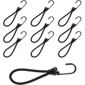 (10 Pi&egrave;ces) Crochet de tension 15cm, Crochet de tension multifonctionnel, Crochet de tension &eacute;lastique pour tente de camping, pour b&acirc;che de camping,