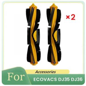 Lot de 2 brosses &agrave; rouleau pour accessoires de balayeuse DJ35 et DJ36