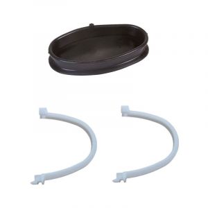 SFA &ndash; Kit de r&eacute;paration pour broyeur WC &ndash; 1 membrane SI200184 et 2 demi-clips VA100144 &ndash; Compatible avec Sanibroyeur Silence et Pro Silence