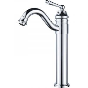 Robinet Vasque Haut Mitigeur Lavabo pour Lavabo ou Vasque De Salle Bain,Peut Pivoter &agrave; 360&deg;Mitigeur Lavabo Eau Chaude et Froide Disponible,Laiton