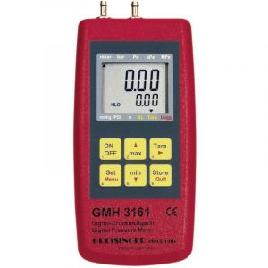 Greisinger - gmh 3161-01 Appareil de mesure de la pression pression atmosph&eacute;rique, gaz non agressifs, gaz corrosifs -0.001 - 0.025 bar Q53630
