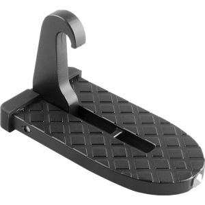 Aiperq - Repose-pieds de porte de voiture Échelle pliante Pédale à crochet en forme de u Accès facile au toit avec fonction de marteau de sécurité
