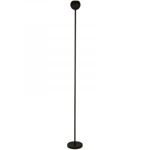 Lampadaire m&eacute;tal GU10 180 cm abat-jour boule noir lampadaire r&eacute;tro