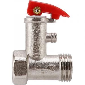 1/2 PT manchon eau &eacute;lectrique chaudi&egrave;re soupape de s&eacute;curit&eacute; 0.75MPa temp&eacute;rature et pression soupape de surpression pour syst&egrave;me de chauffe-eau