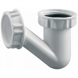 Altech - siphon lavabo - coudé - diamètre 32 mm - blanc 61800000134
