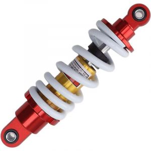 Amortisseur 240 mm 12 mm ressort suspension d'amortissement r&eacute;glable adapt&eacute; pour moto tout-terrain scooter ATV
