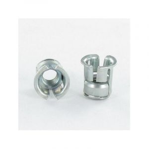 Vis Express - Ecrou Cage Rond M8 Epaisseur tole 1 à 6 CV4828HG Acier zingué-10 pièces