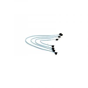 Câble SATA rond Supermicro 4 x 0,56 m Noir, Bleu, Blanc