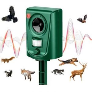 Mon R&eacute;pulsif R&eacute;pulsif Z&eacute;roChat - Anti Chat d'Ext&eacute;rieur Radical &agrave; Ultrasons - Repousse Chats, Chiens et Animaux Sauvages, Capteur de Mouvement PIR,